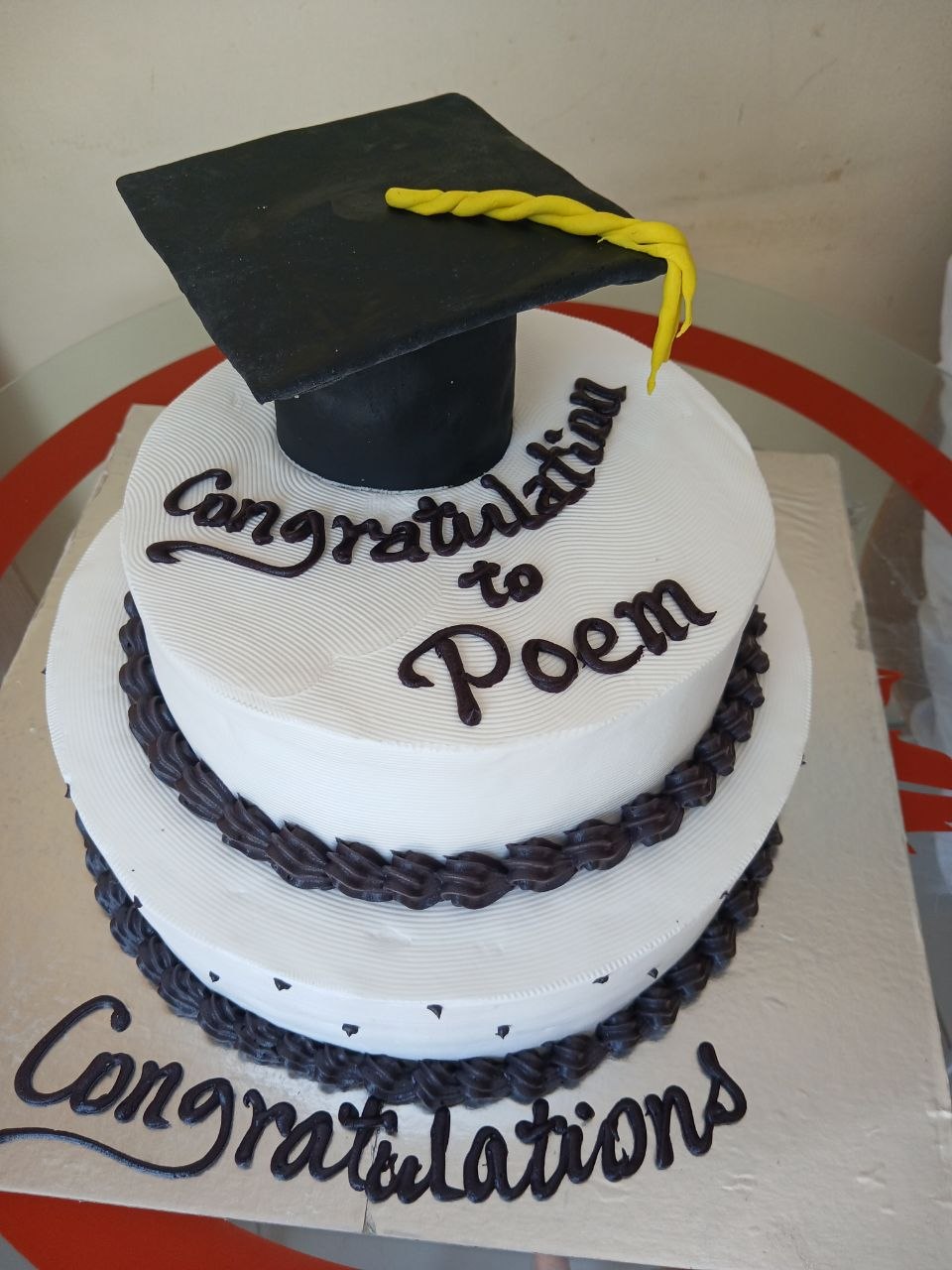 SISFAM customer celebration cake